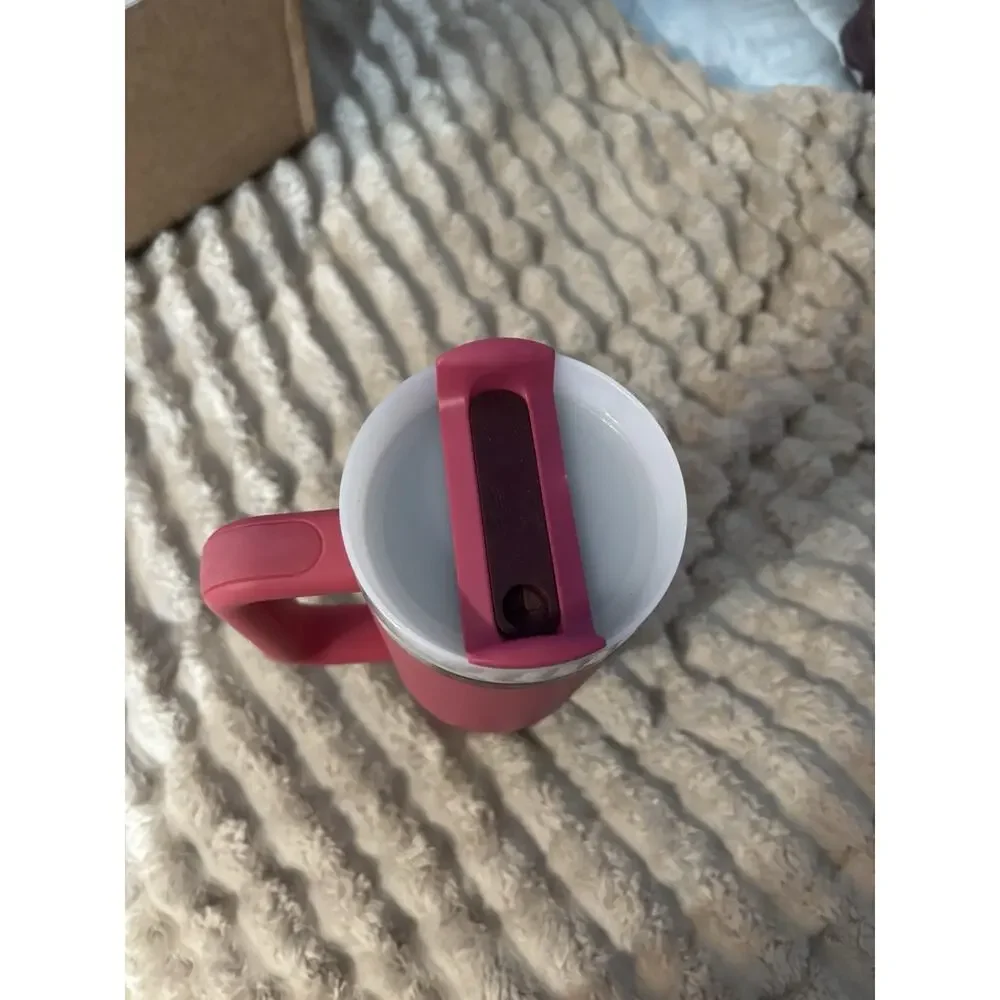 Stanley 30 Oz Tumbler New Authentic Quencher H2.0 Matte Pink Flowstate - Picture 3 of 6